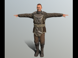 Medieval-civilian animations 68 3D Model