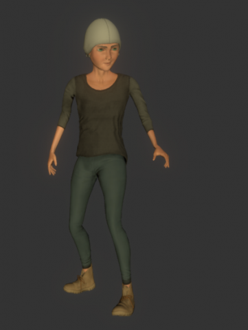 Child Boy Character Animations 63 3D Model .c4d .max .obj .3ds .fbx .stl .blend 