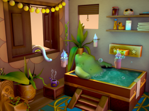 Bath day 3D 模型