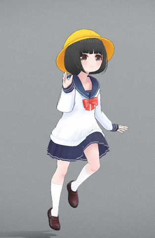Luoli Run 3D 模型 .c4d .max .obj .3ds .fbx .stl .blend 