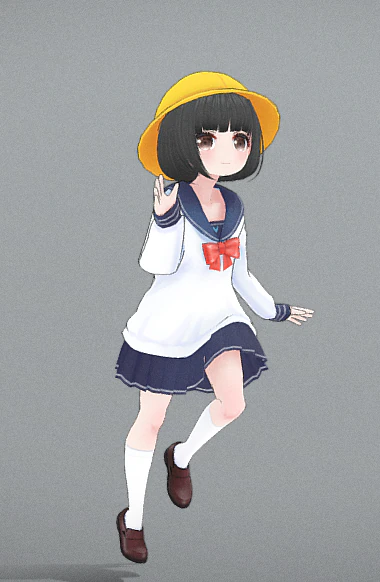 Luoli Run 3D Model .c4d .max .obj .3ds .fbx .stl .blend