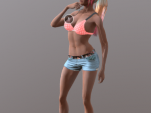 Girl Model 3D