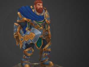 Darien the Paladin 3D 모델