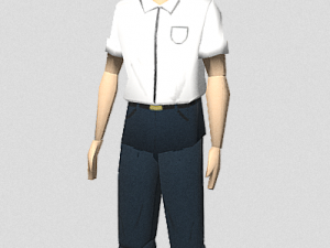 Anime male character 3D मॉडल