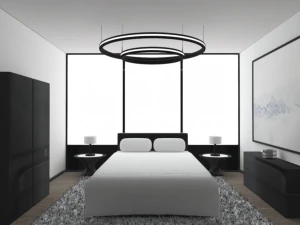 Сучасна спальня 3D Модель