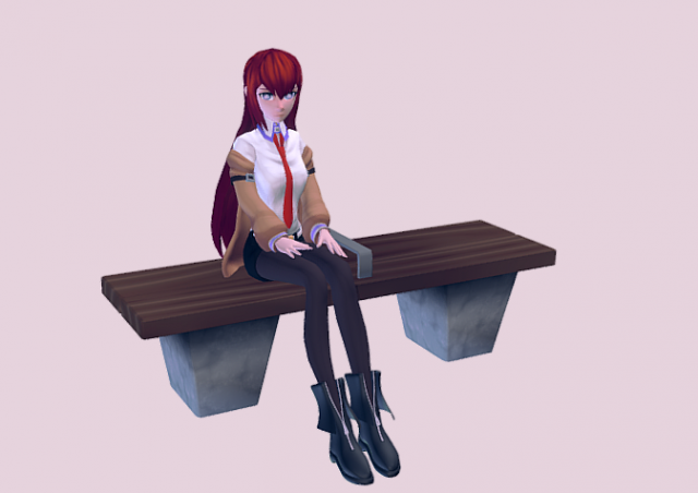 Girl anime 3D 모델 .c4d .max .obj .3ds .fbx .stl .blend 