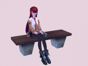 Girl anime 3D Model