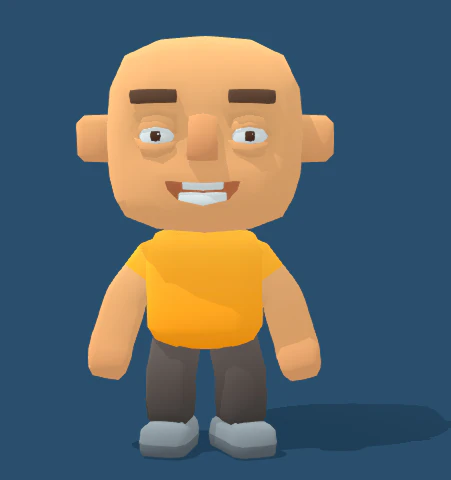 Cartoon man animations 13 3D Model .c4d .max .obj .3ds .fbx .stl .blend