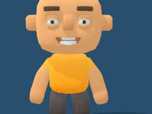 Cartoon man animations 13 3D Model