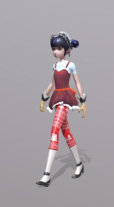 Character girl animations 46 Modèle 3D .c4d .max .obj .3ds .fbx .stl .blend 