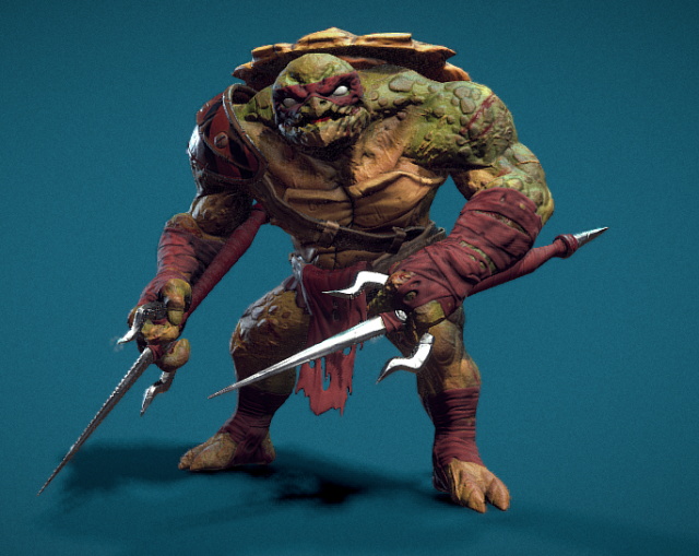 Teenage mutant ninja Animations 117 3D Model .c4d .max .obj .3ds .fbx .stl .blend 