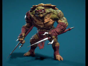 Teenage Mutant Ninja Animations 117 3D Модель