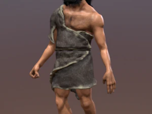 Anima&ccedil;&otilde;es de Neandertal 13 Modelo 3D
