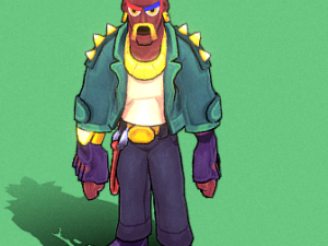 Punk Character animations 13 3D Model