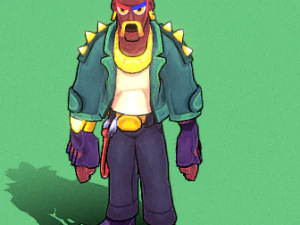 펑크 캐릭터 애니메이션 13 3D 모델