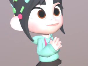 ヴァネロペのアニメーション 35 3Dモデル