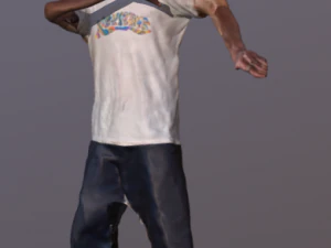 Wave Hip Hop Dance анімація персонажів 48 3D Модель