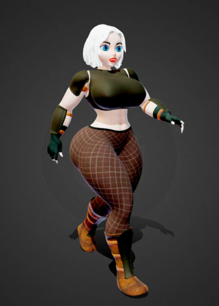 Warrior Style Character animations 63 3D Model .c4d .max .obj .3ds .fbx .stl .blend
