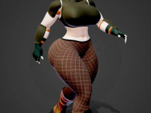 Warrior Style Character animations 63 3D Model