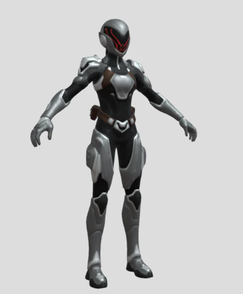 Sonic-rangers-ashley 3D Model .c4d .max .obj .3ds .fbx .stl .blend 