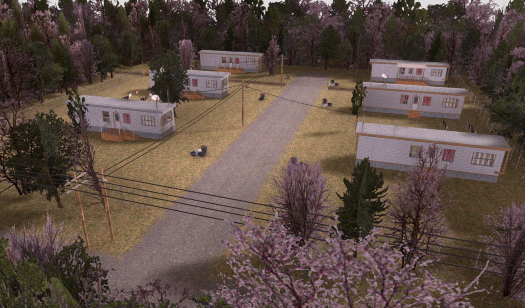 Park 3D Model .c4d .max .obj .3ds .fbx .stl .blend 