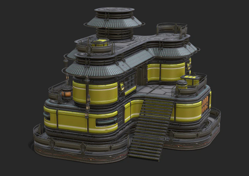 Modular 3D Model .c4d .max .obj .3ds .fbx .stl .blend 