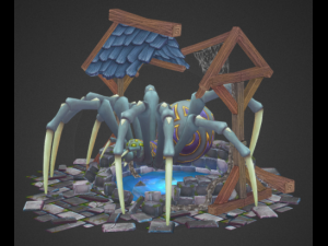 Spiders Portal 3D Model