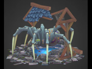 Павуковий портал 3D Модель