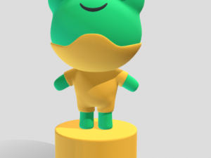 Leon Brawl Stars 3D model