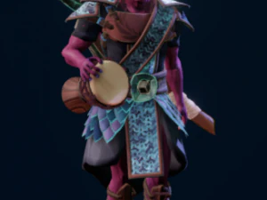 バオ - 様式化された 3Dモデル