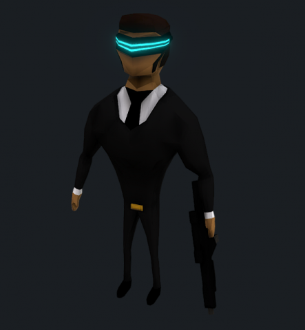 Secret Agent Modello 3D .c4d .max .obj .3ds .fbx .stl .blend 
