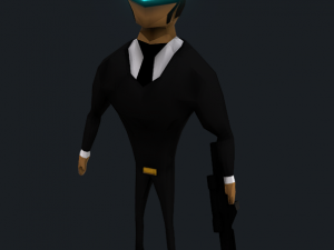Secret Agent 3D Model