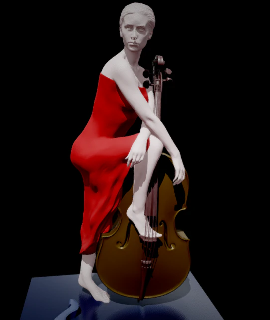 음악 3D 모델 .c4d .max .obj .3ds .fbx .stl .blend 