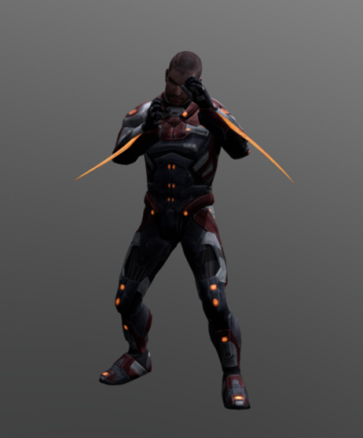 Boxing man 3D Model .c4d .max .obj .3ds .fbx .stl .blend 