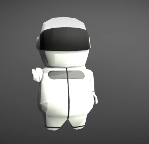 Cartoon Space Man 3D Model .c4d .max .obj .3ds .fbx .stl .blend 