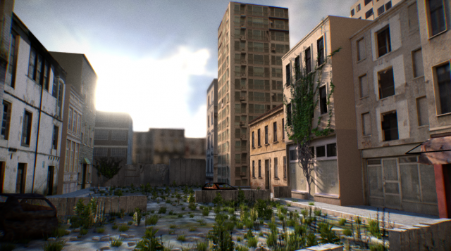 City scene 3D 模型 .c4d .max .obj .3ds .fbx .stl .blend 