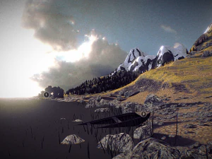 Внешняя сцена 3D Модель