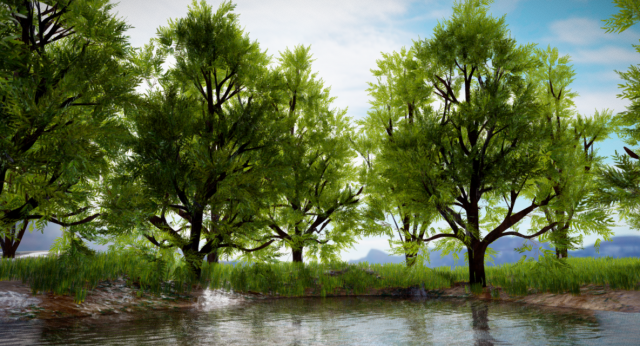 Tree Scene Modelo 3D .c4d .max .obj .3ds .fbx .stl .blend 