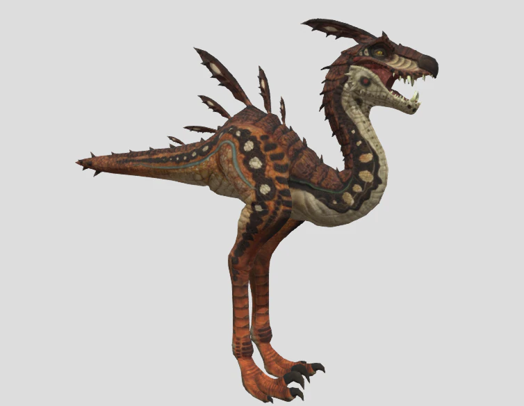 TerrorBird 3D Model .c4d .max .obj .3ds .fbx .stl .blend 