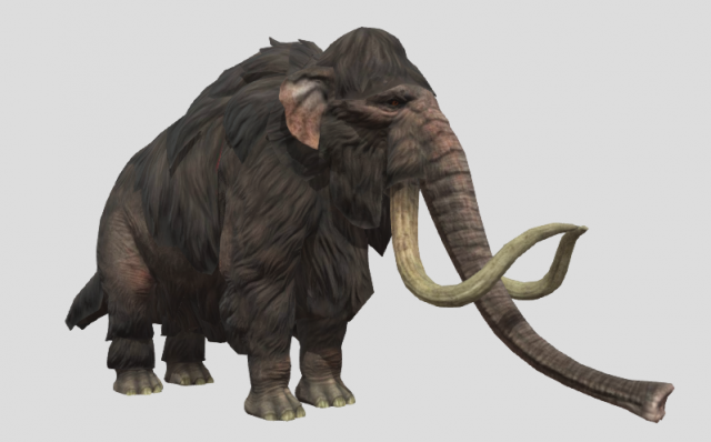 Mammoth 3D Model .c4d .max .obj .3ds .fbx .stl .blend 
