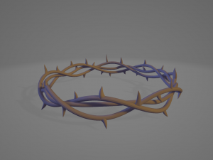 Crown of thorns 3D Print Model