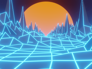Retro 3D Model