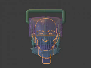 CHAIN SAW MAN HELMET MASK FAN ART FOR COSPLAY 3D Print Model