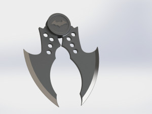 Batarang Replica Batman Arkham Fan Art Modelo de Impressão 3D