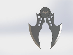 Batarang Replica Batman Arkham Fan Art Modelo de Impressão 3D
