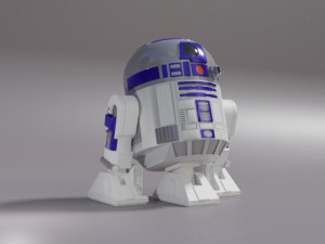 R2D2 Chibi Fan Art Modelo de impresión 3D