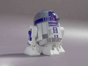 R2D2 Chibi Fan Art 3D Print Model