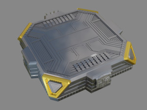 Display Stand Transformers Fan Art Square Version 3D प्रिंट मॉडल