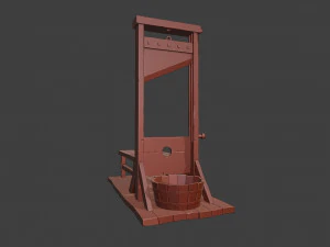 Guillotine Miniature 3D Print Model