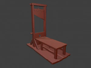Guillotine Miniature 3D Print Model